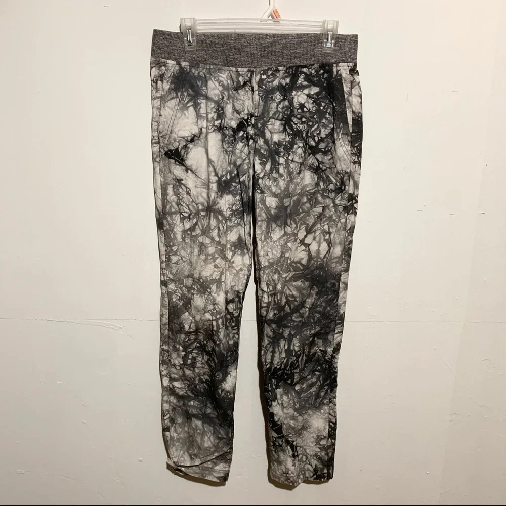 CAbi Grey Cotton Marble Pant Style 5075 Sz M